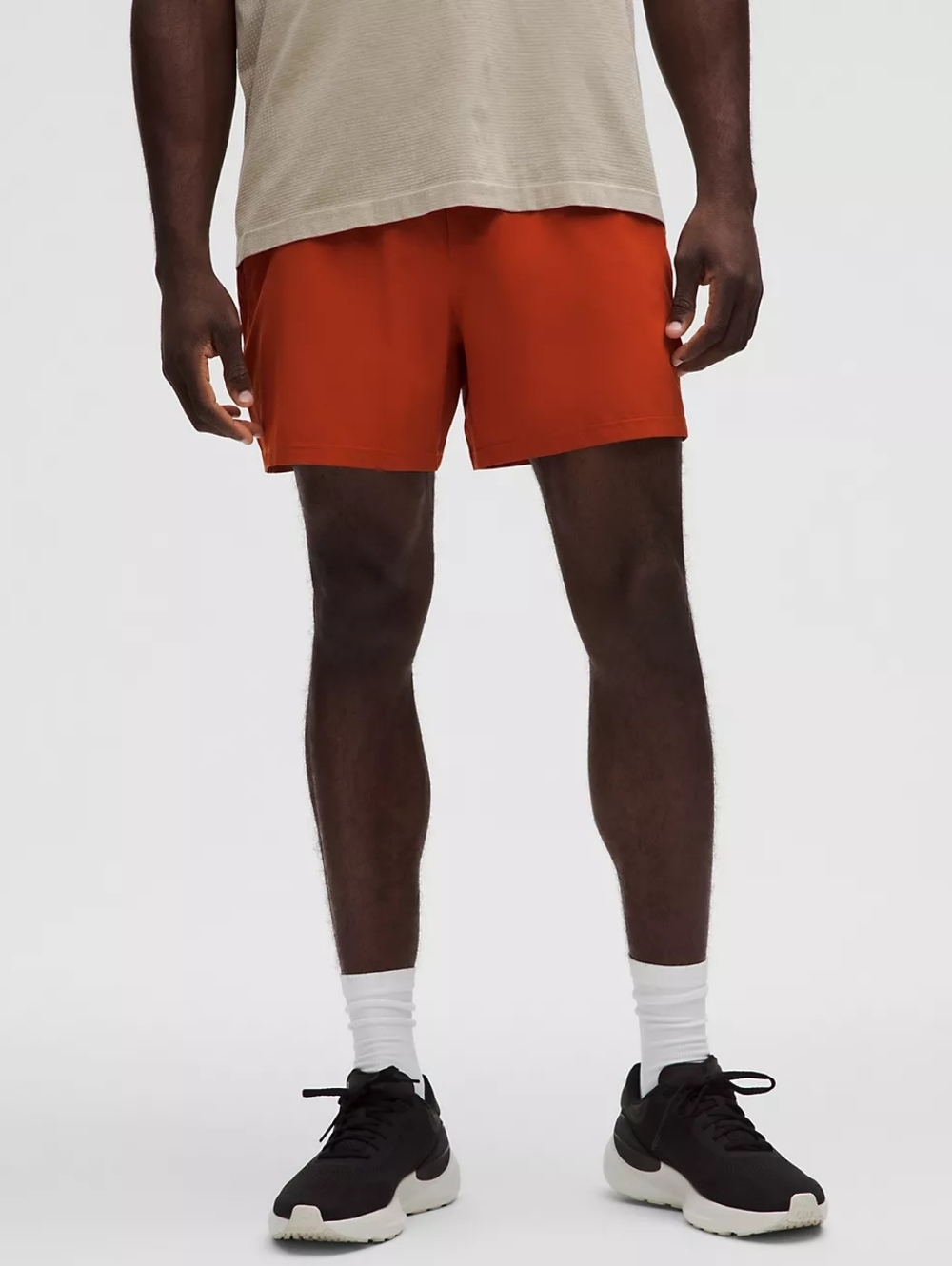 Lululemon Mens Pace Breaker Shorts Linerless 7 Inches Size XXL - Autumn Rust